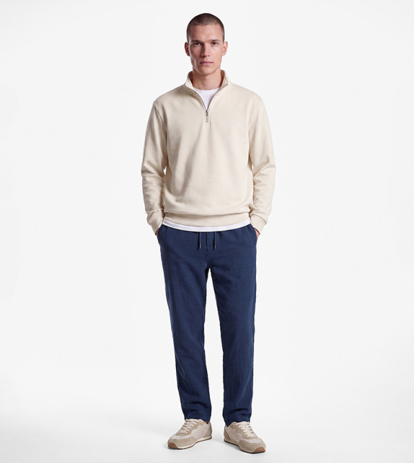 Solid Regular Fit Chinos