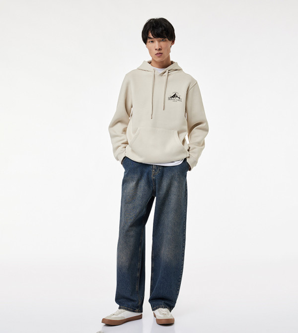 Graphic Long Sleeves Oversized Hoodie