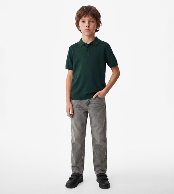 Solid Short Sleeves Polo T-Shirt