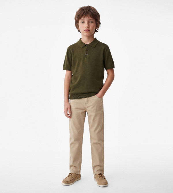 Solid Regular Fit Polo T-Shirt
