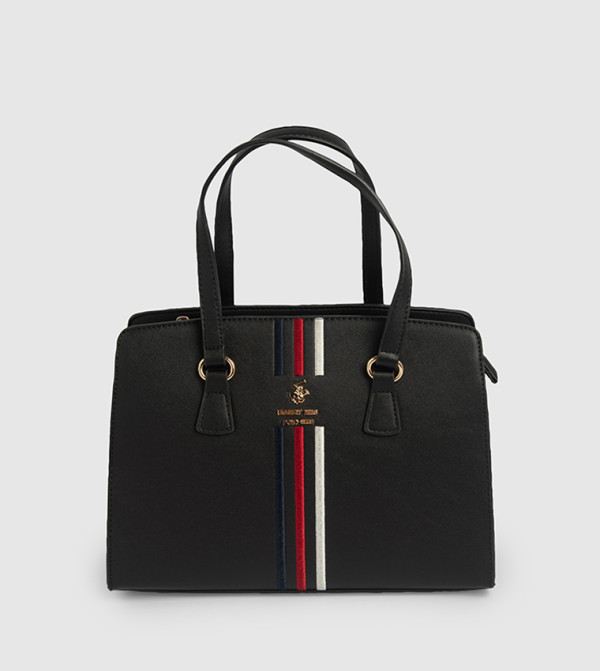 Logo Detail Satchel Bag