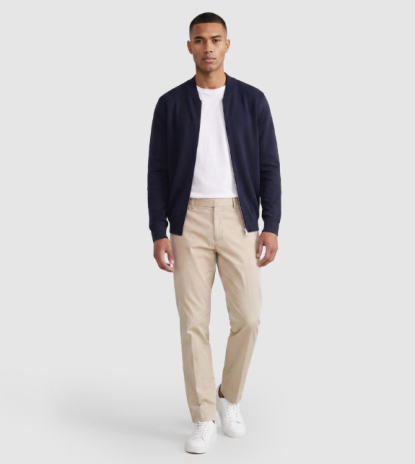 Solid Slim Fit Chino Pants
