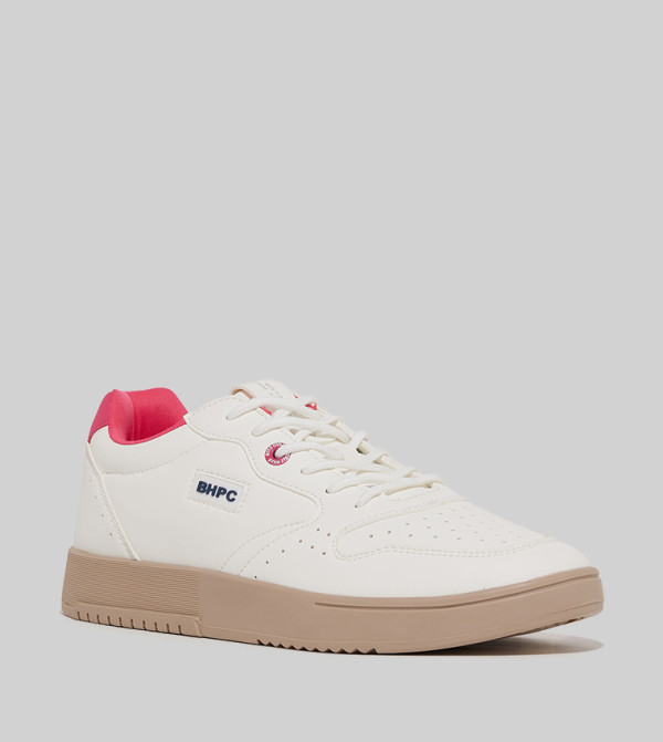 Logo Detail Lace Up Sneakers