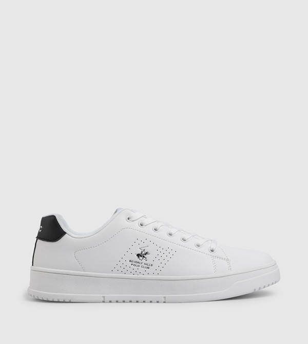 Logo Detail Lace Up Sneakers