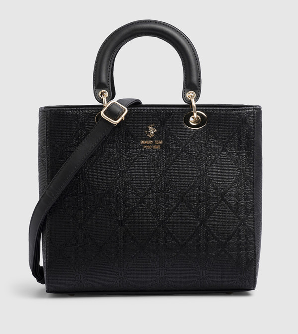 Logo Detail Satchel Bag