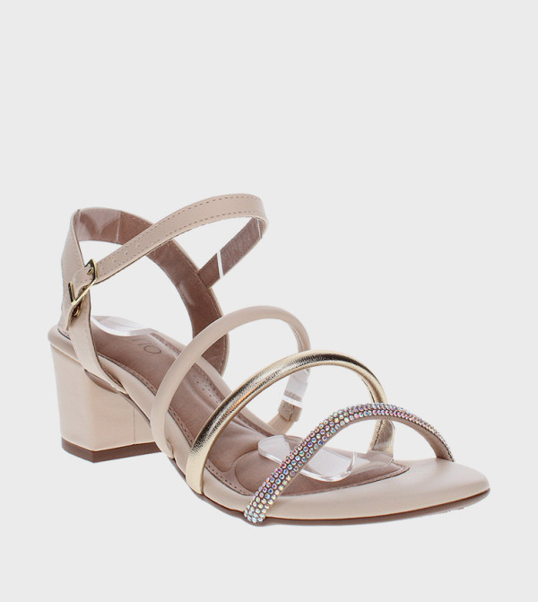 COVET Embellished Heeled Sandals