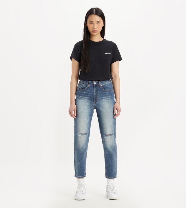 High-Rise Boyfriend Fit Jeans