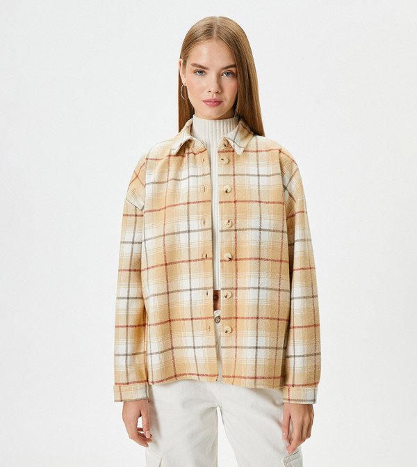 Plaid Long Sleeves Shirt
