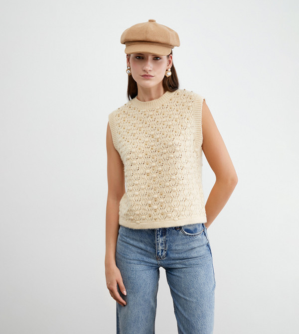 Knitted Sweater Vest
