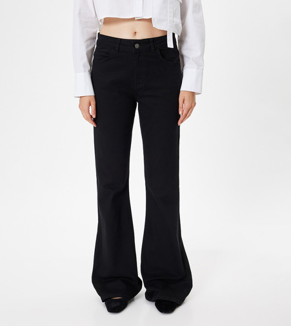 Washed Flared Jeans