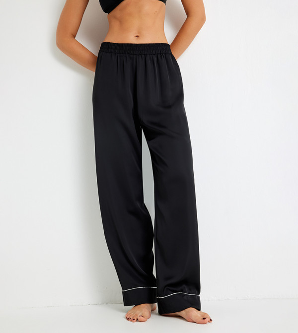 Contrast Trim Pyjama Bottom