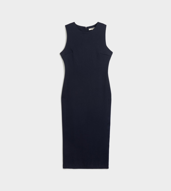 Sleevesless Midi Column Dress