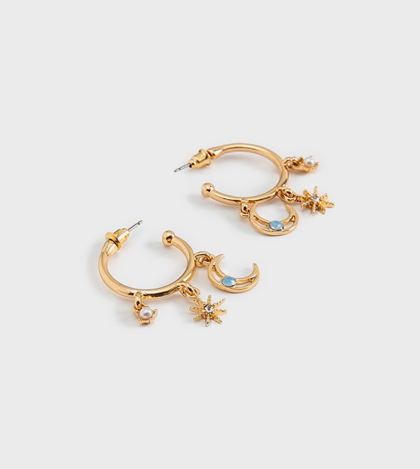 Charmed Hoop Earrings