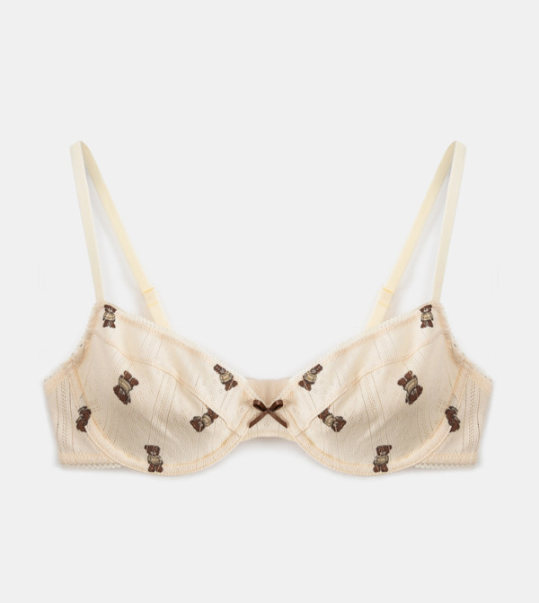 Teddy Printed Bra