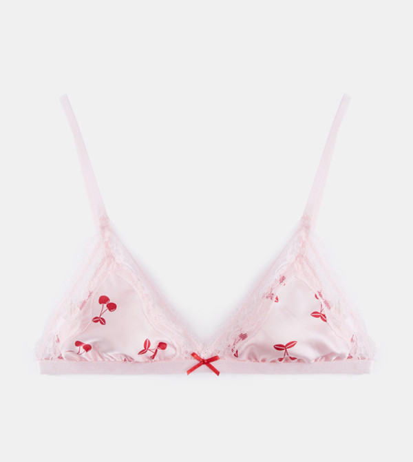 Cherry Printed Bra