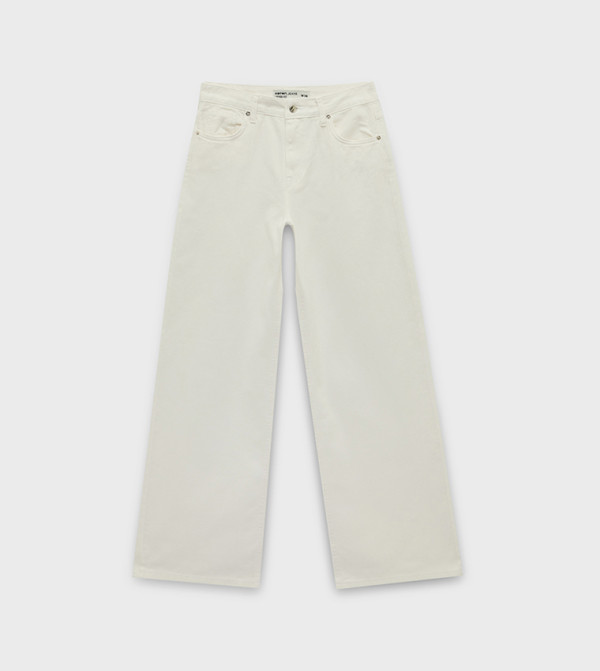 Washed Wide Leg Jeans