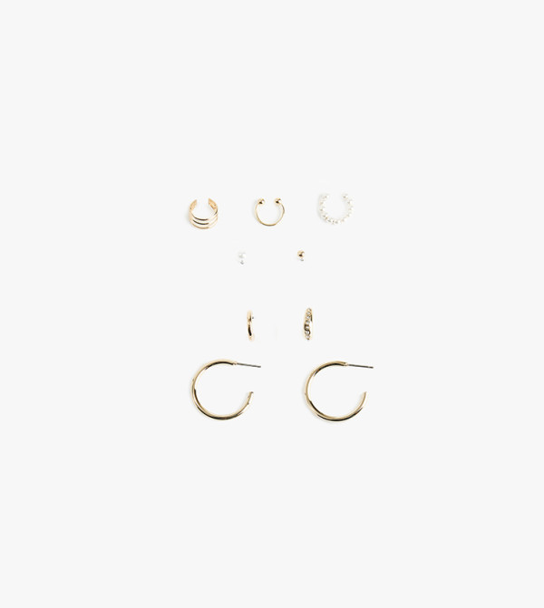Multipack Hoop Earrings Set