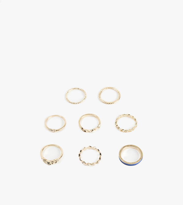 Multipack Stone Embellished Ring Set