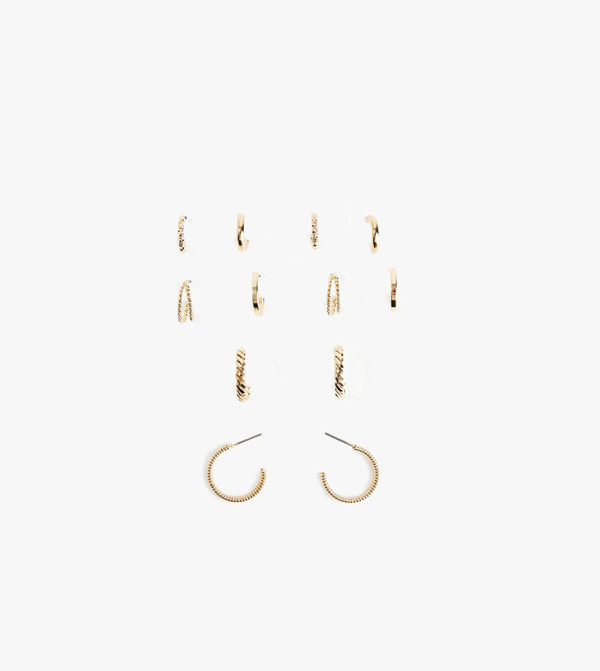Multipack Hoop Earrings Set
