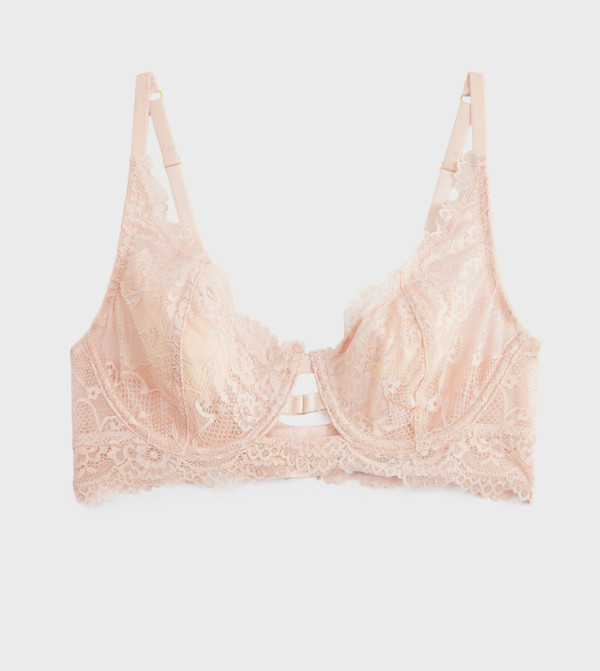 Lace Underwired Non Padded Bra