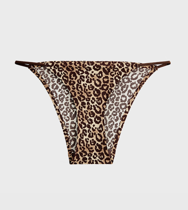 Animal Print Bikini Brief
