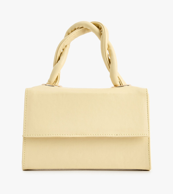 Solid Braided Handle Handheld Bag
