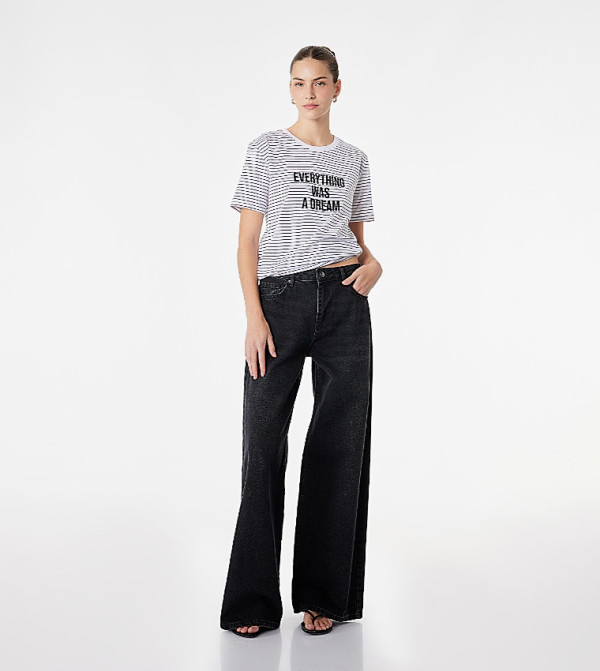 Striped Crew Neck T-Shirt