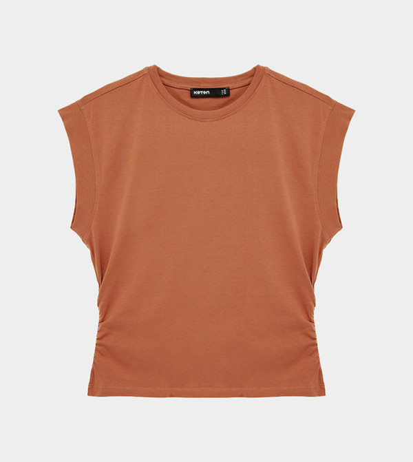 Ruched Slim Fit Top
