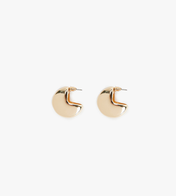 Gold-Tone Hoop Earrings