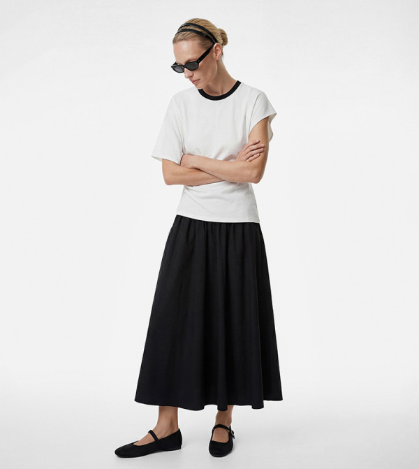 Colorblock Crew Neck Slim Fit T-Shirt