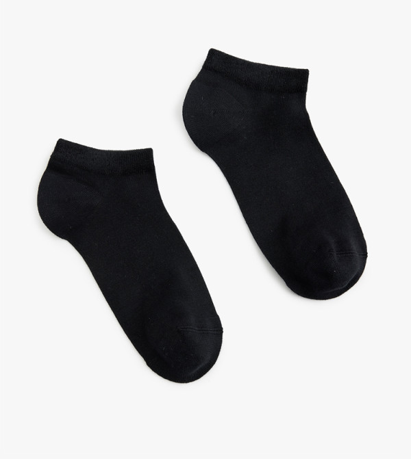 2-Pack Ribbed Ankle Length Socks