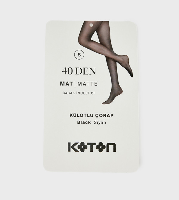 40 Den Matte Finish Stockings
