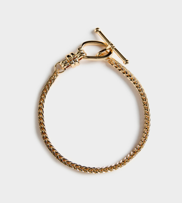 Gold-Tone Chain-Link Bracelet