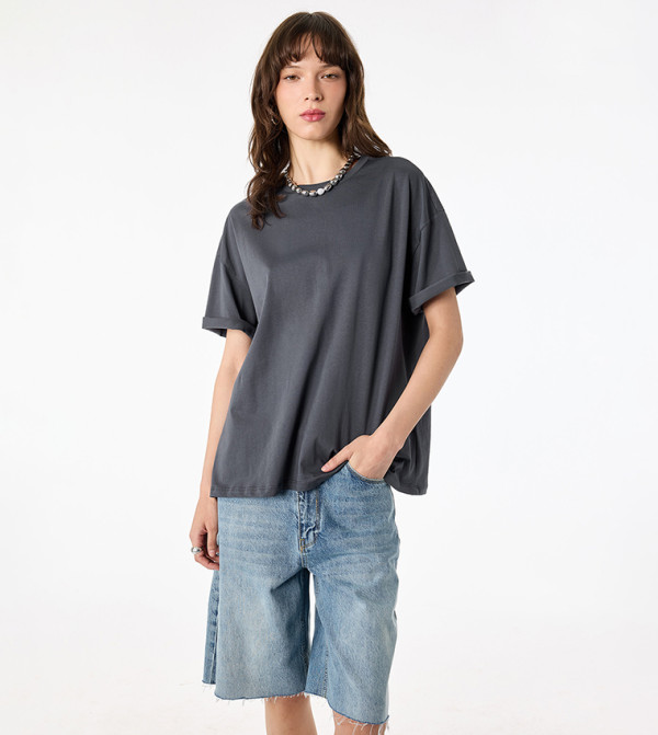 Crew Neck Oversized T-Shirt