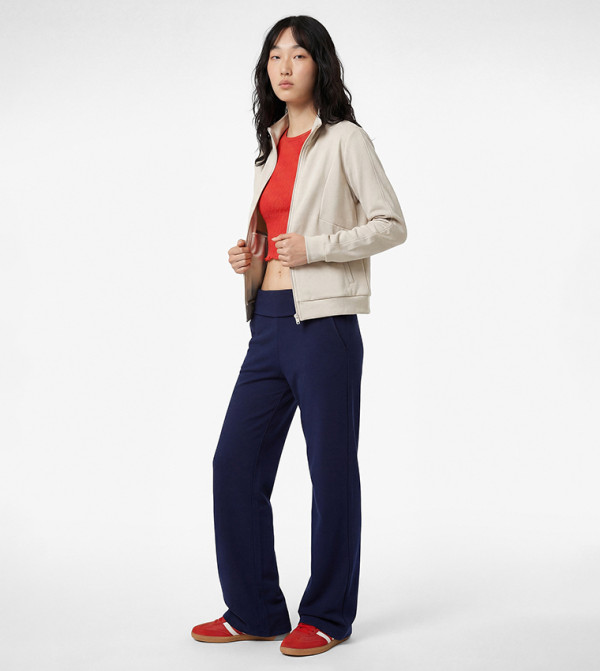 Solid Slim Fit Trousers