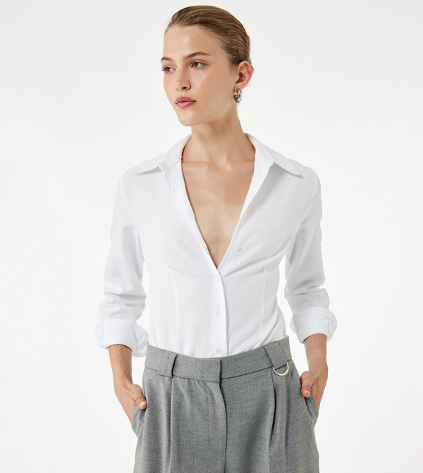 Solid Long Sleeves Shirt