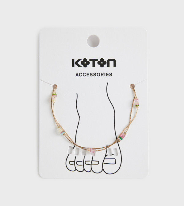 Beaded Layered Anklet