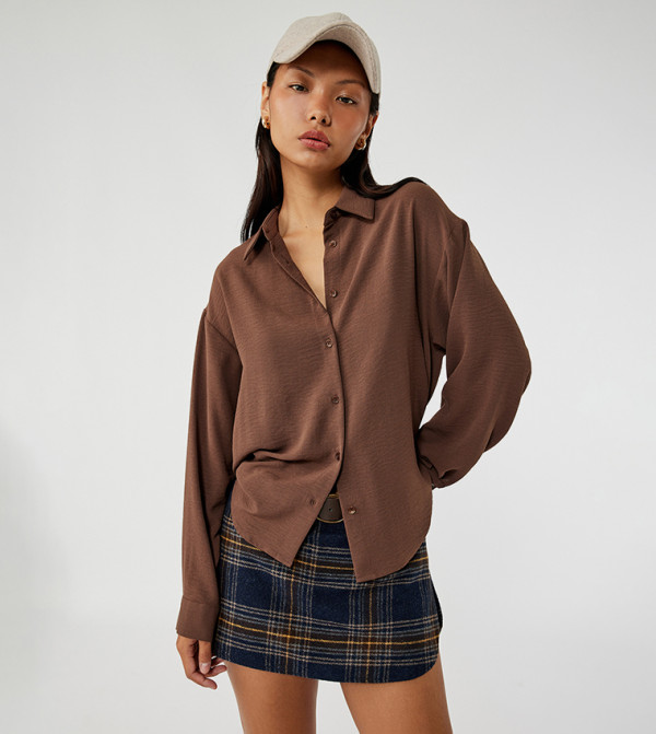 Solid Long Sleeves Shirt