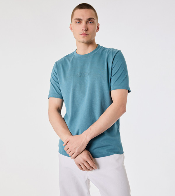 Typography Crew Neck T-Shirt