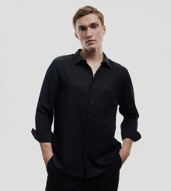 Solid Long Sleeves Shirt
