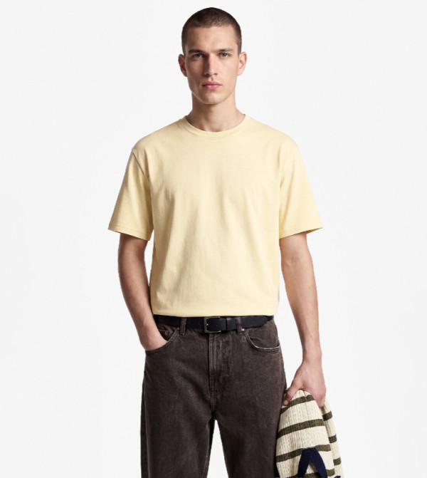 Solid Short Sleeves Casual T-Shirt
