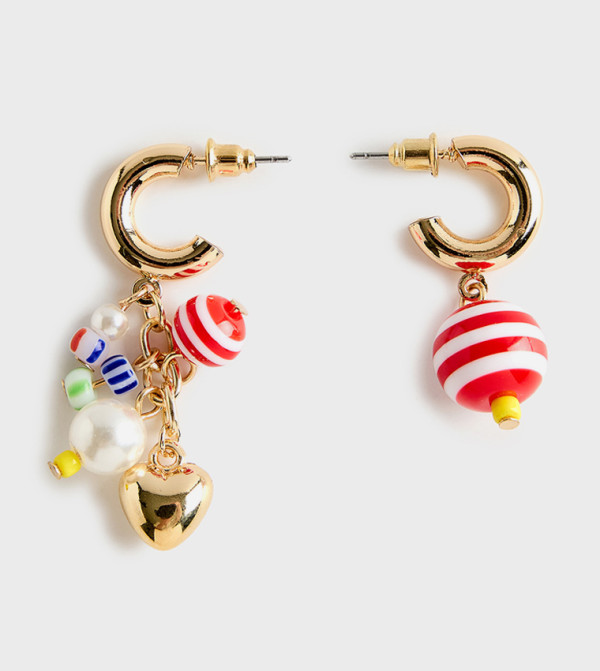 Charm Hoop Earrings