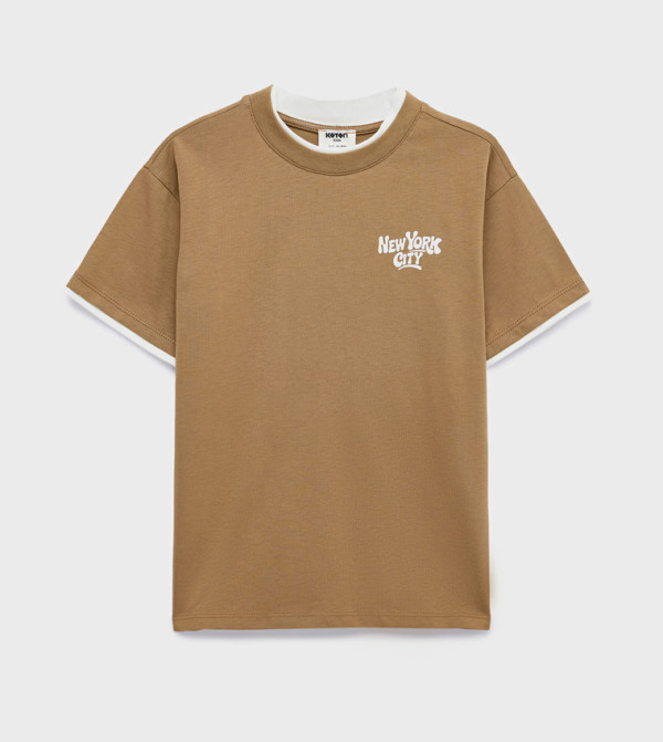 Graphic Crew Neck T-Shirt