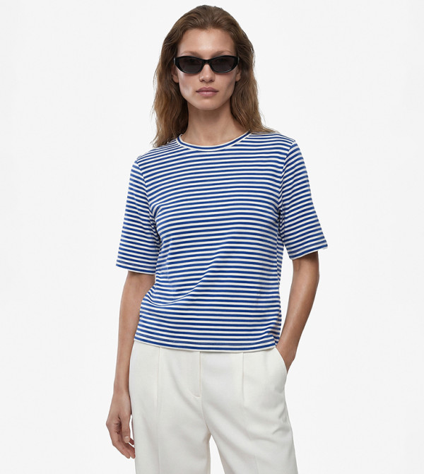 Striped Crew Neck T-Shirt