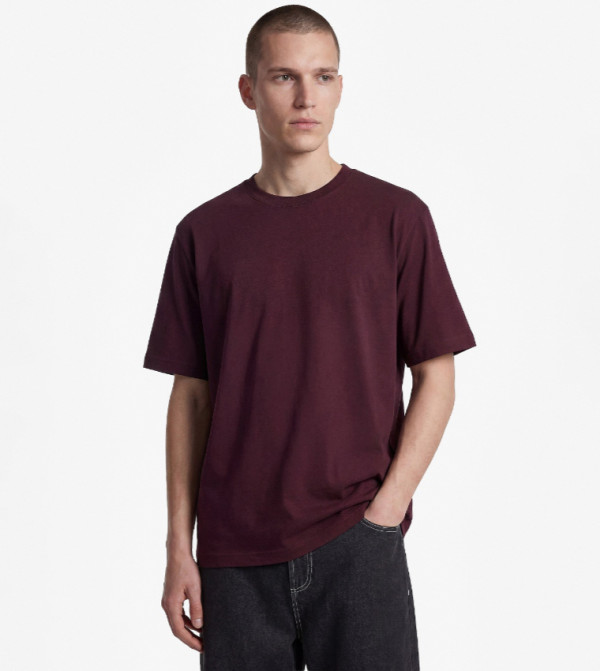 Solid Short Sleeves Oversized T-Shirt