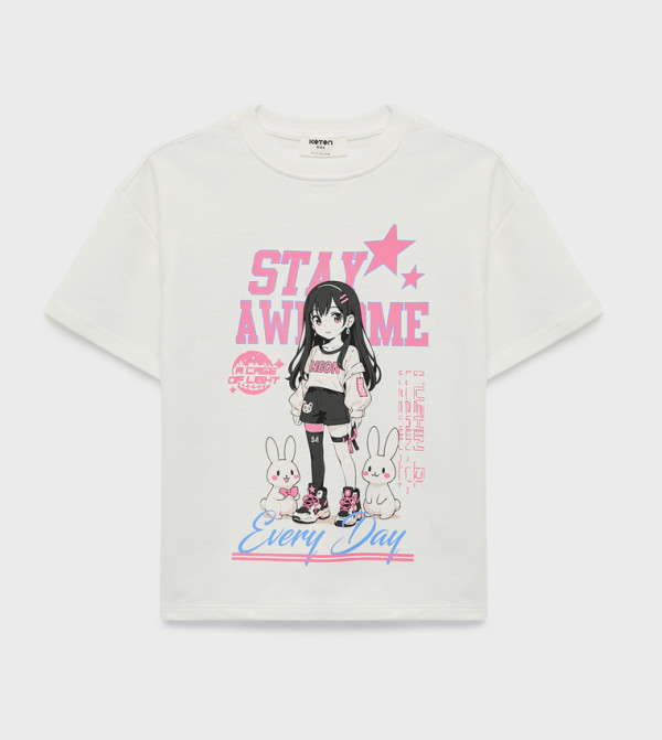 Graphic Crew Neck T-Shirt