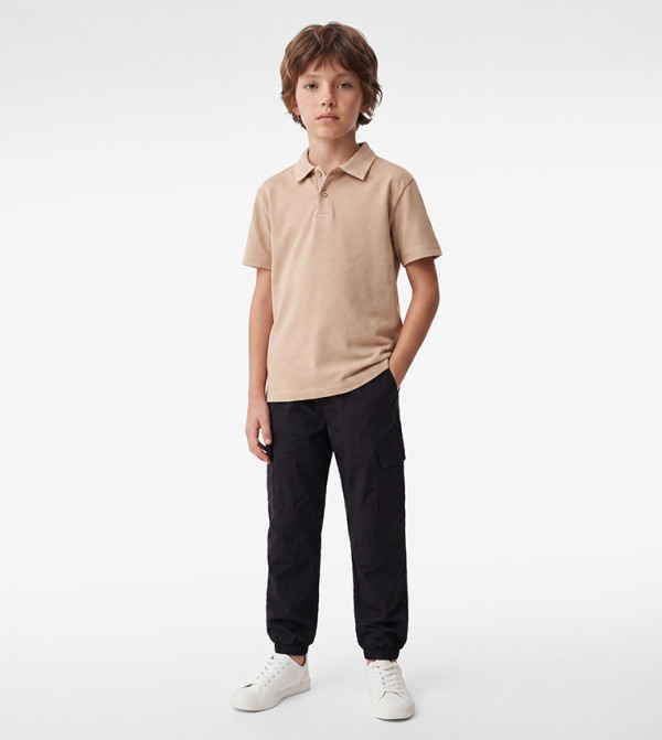 Solid Short Sleeves Polo T-Shirt