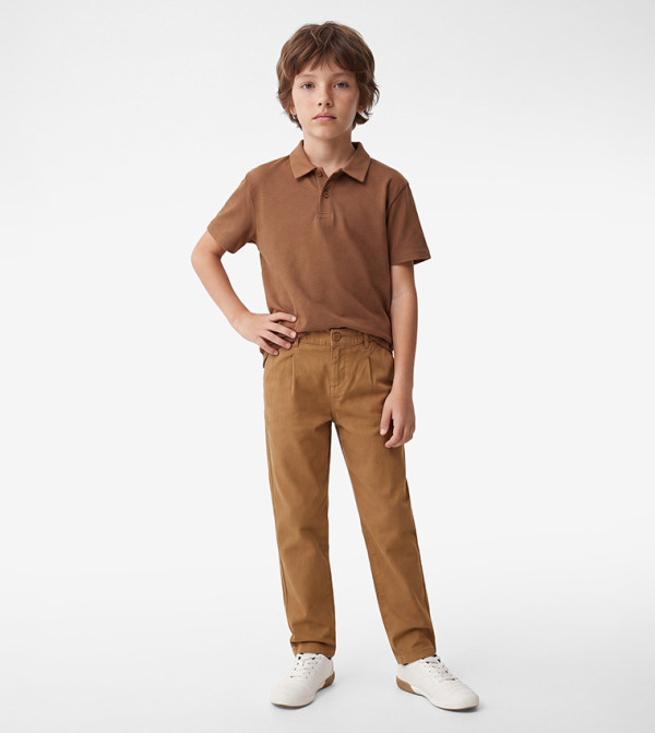 Solid Short Sleeves Polo T-Shirt