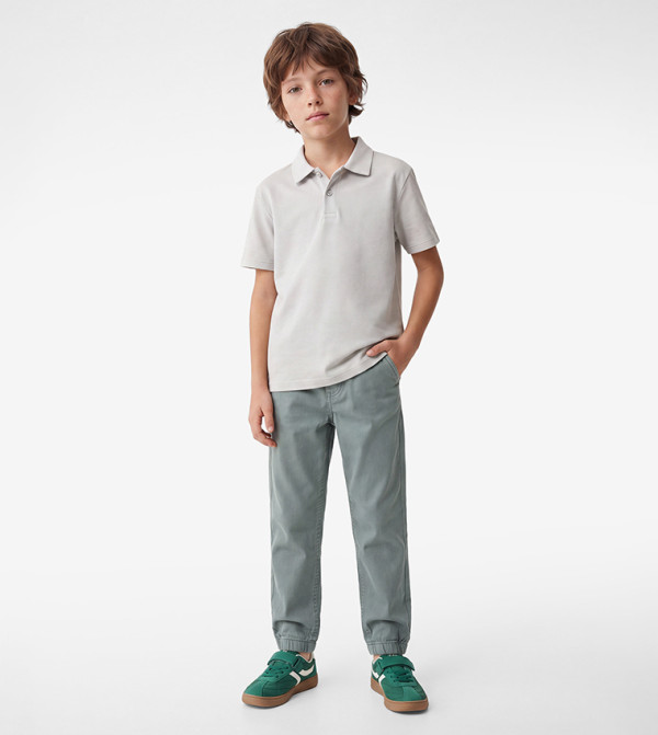 Solid Short Sleeves Polo T-Shirt