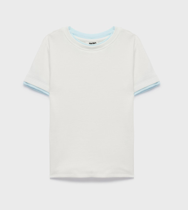 Solid Crew Neck T-Shirt